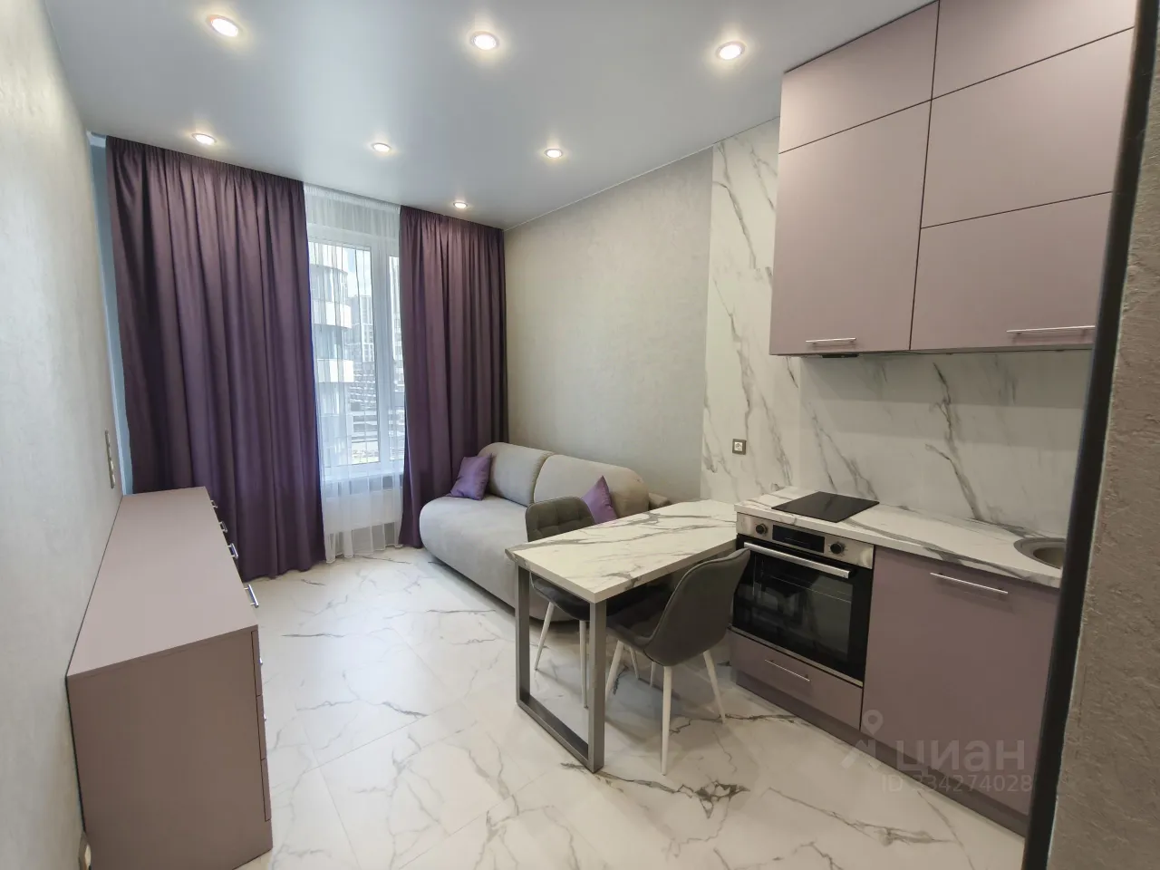 2-комн. квартира, 40 м², 10/25 этаж