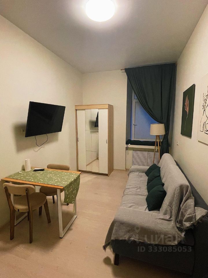 Студия, 18 м², 1/6 этаж