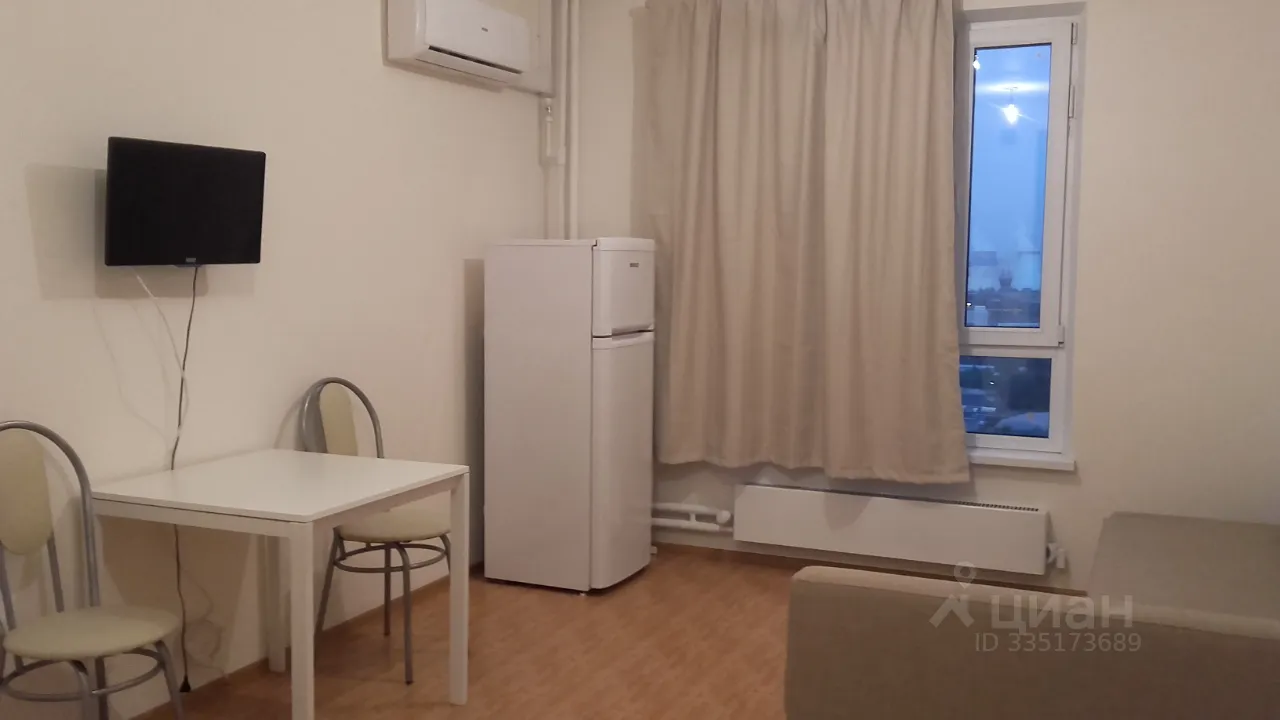 Студия, 23 м², 21/26 этаж