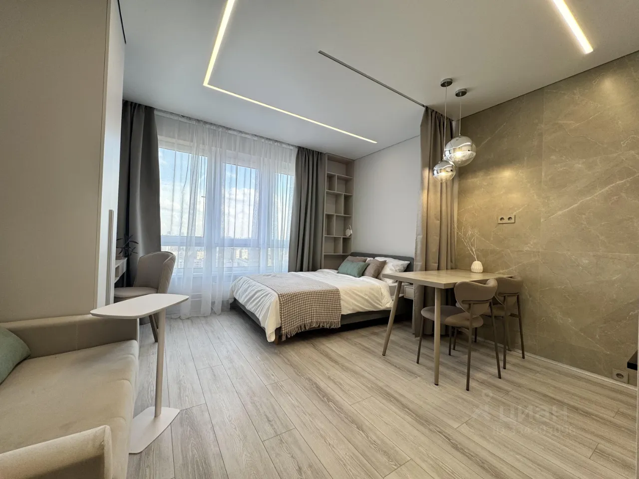 Студия, 24 м², 27/33 этаж