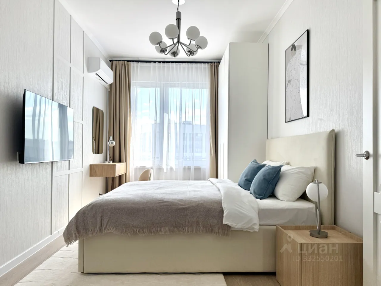 2-комн. квартира, 55,3 м², 23/25 этаж