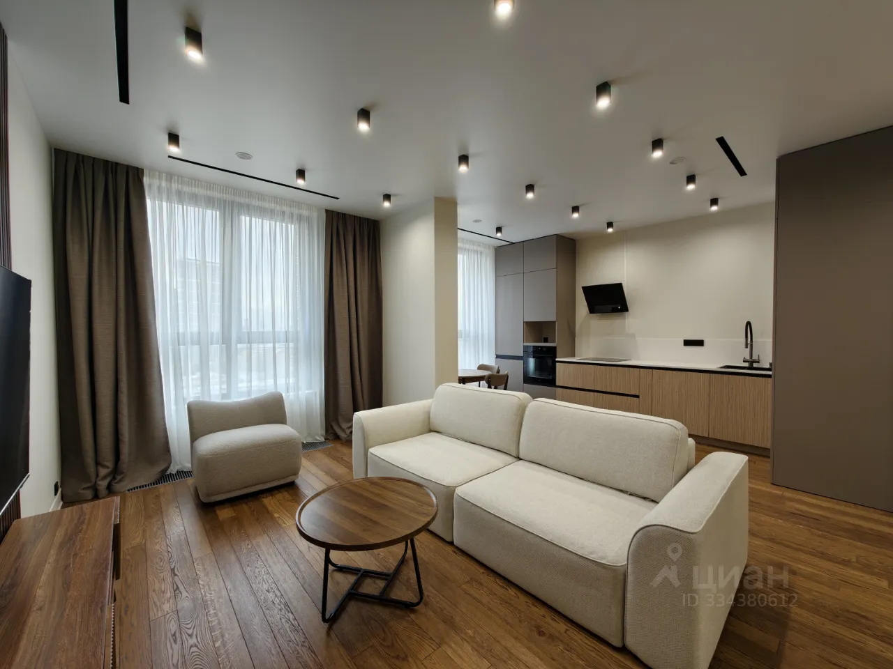 2-комн. квартира, 62 м², 13/45 этаж