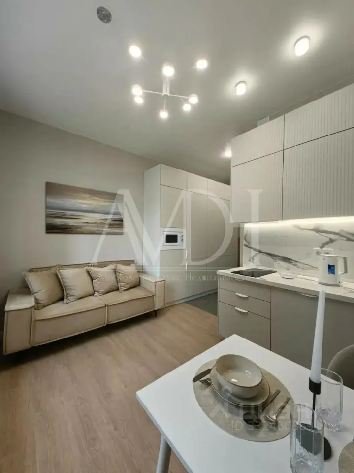 Студия, 18 м², 3/24 этаж