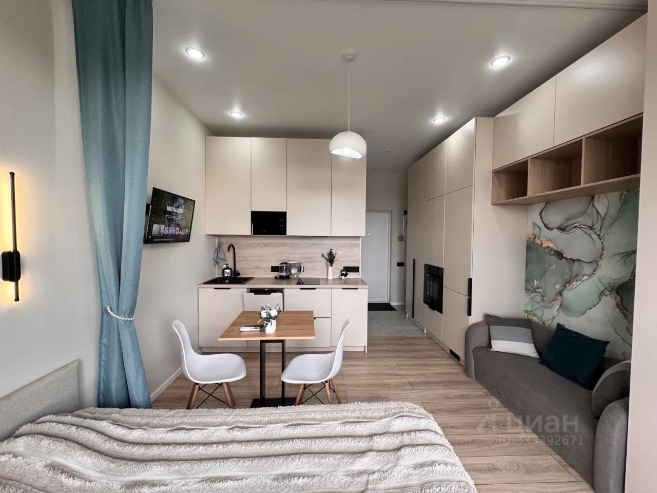 Студия, 24 м², 23/24 этаж