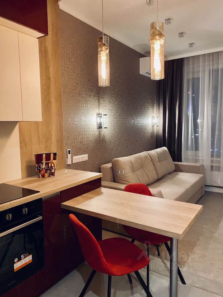 Студия, 25 м², 17/35 этаж