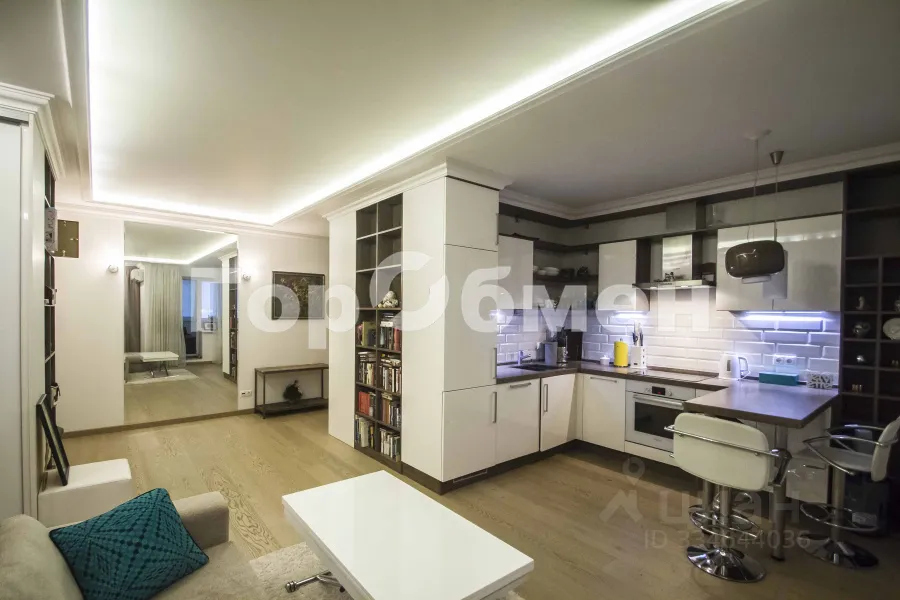 1-комн. квартира, 48,7 м², 2/19 этаж