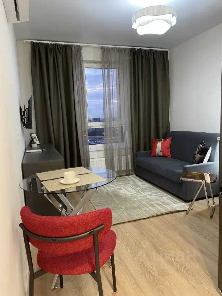 Студия, 22,5 м², 24/24 этаж