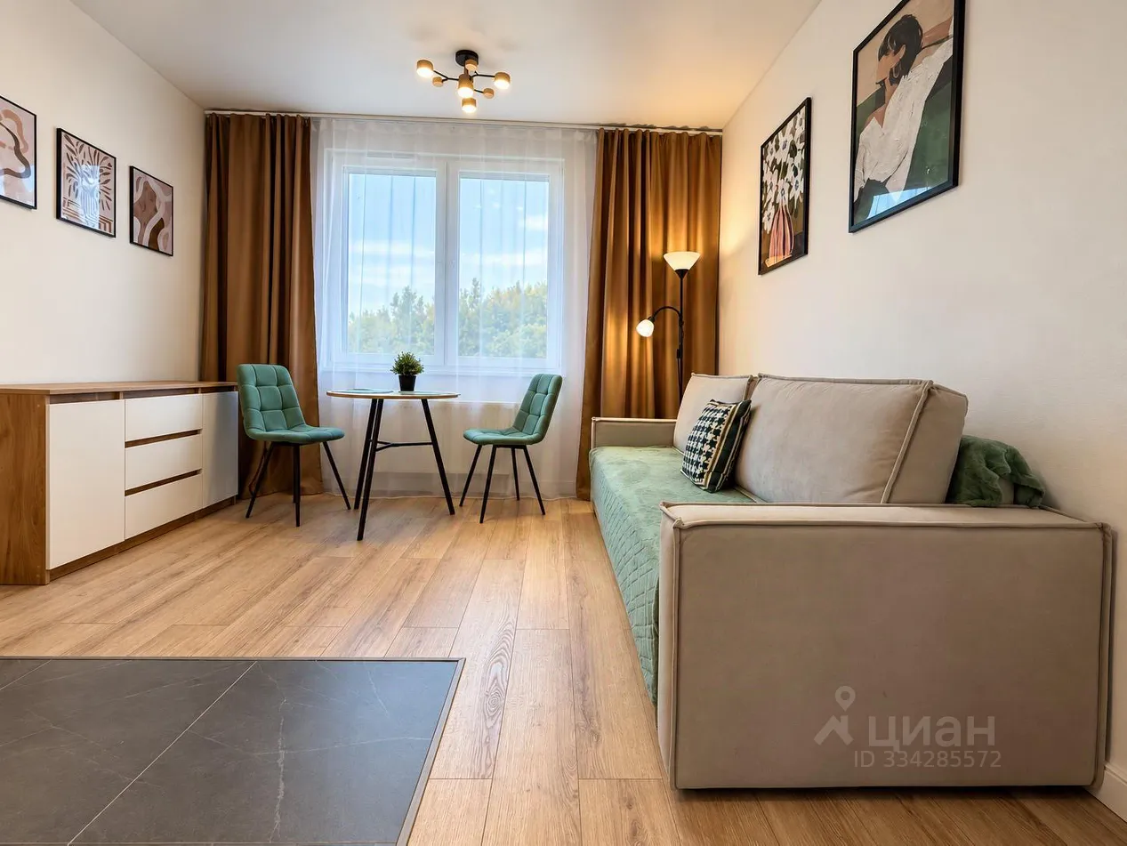 Студия, 22 м², 3/3 этаж