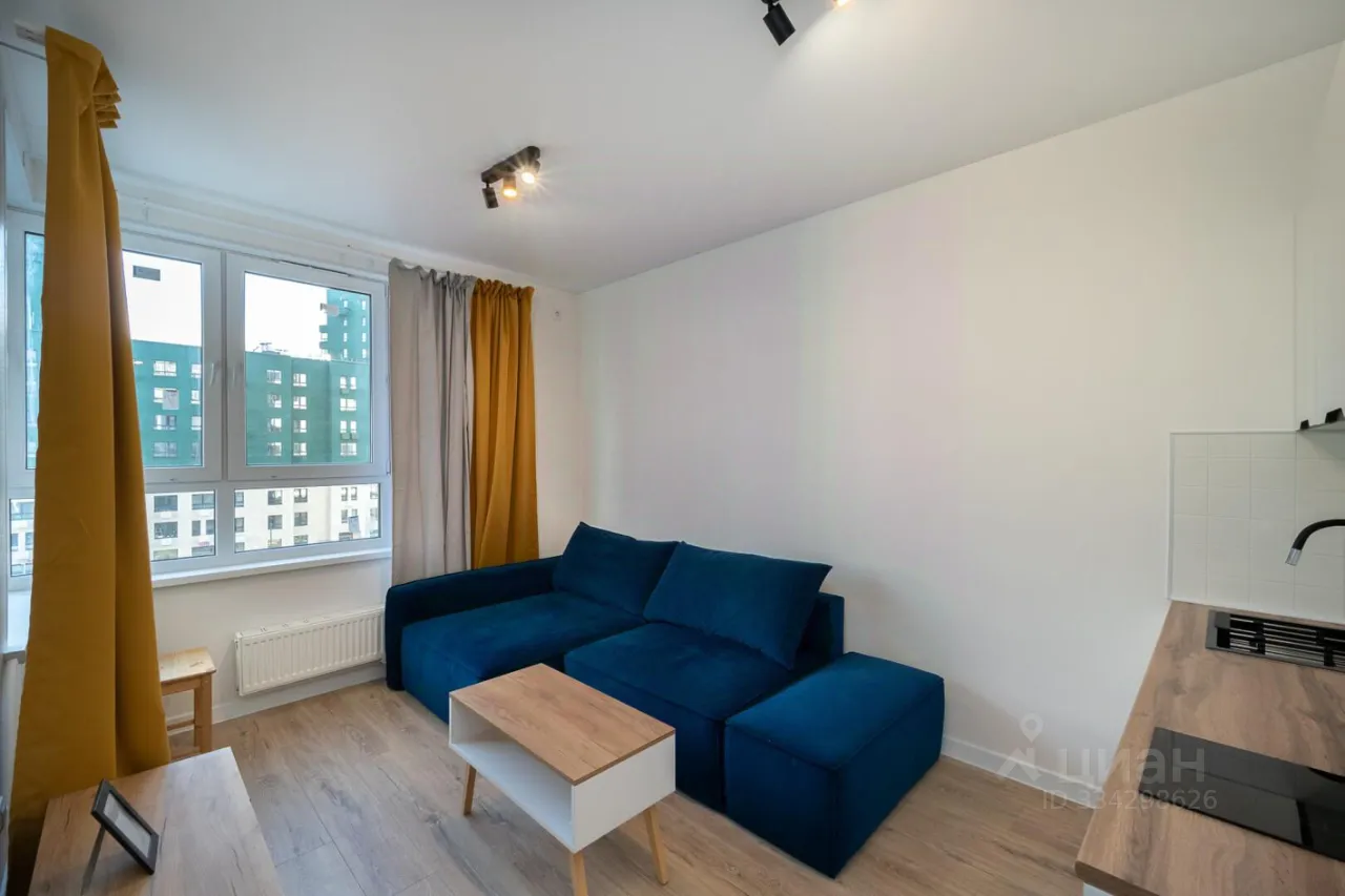 Студия, 21 м², 5/12 этаж