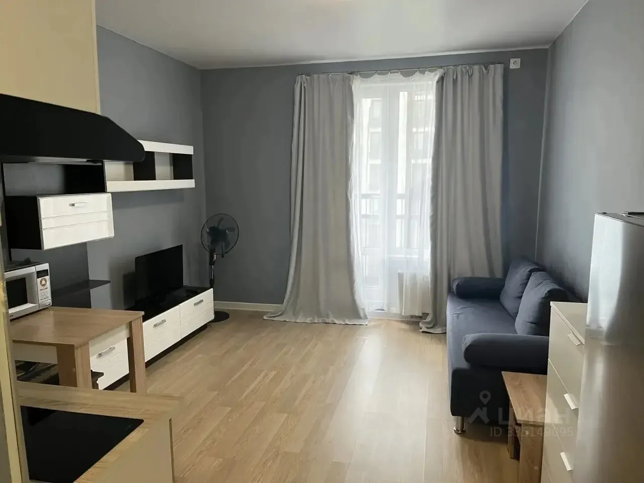 Студия, 28 м², 6/8 этаж