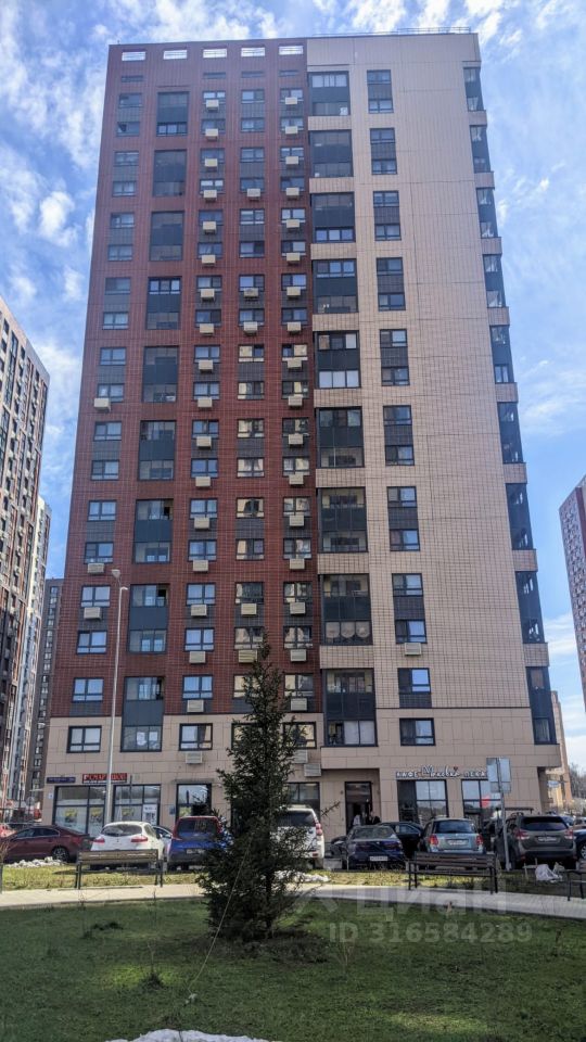 1-комн. квартира, 37 м², 9/19 этаж