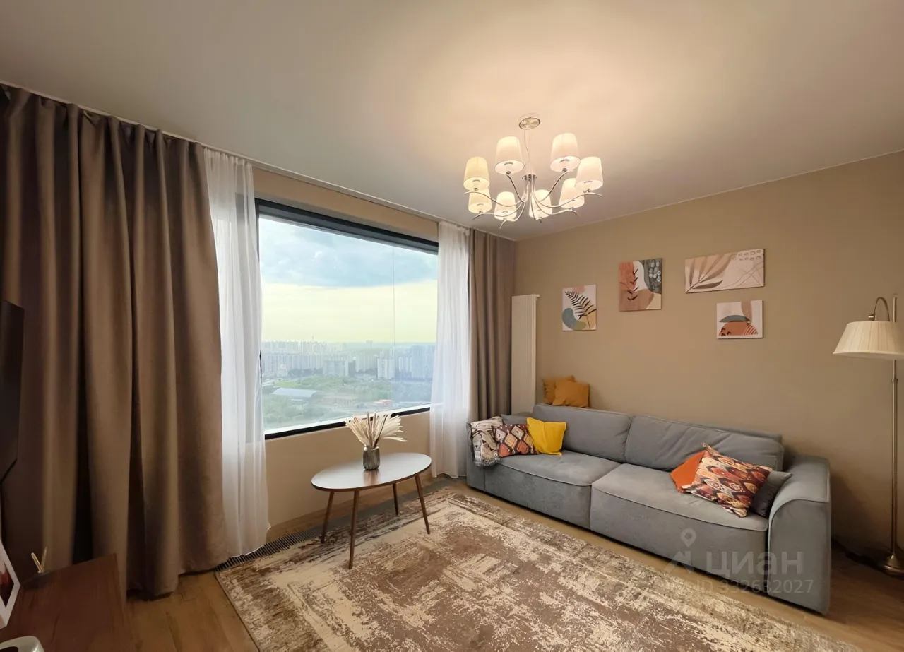 1-комн. квартира, 40 м², 36/45 этаж