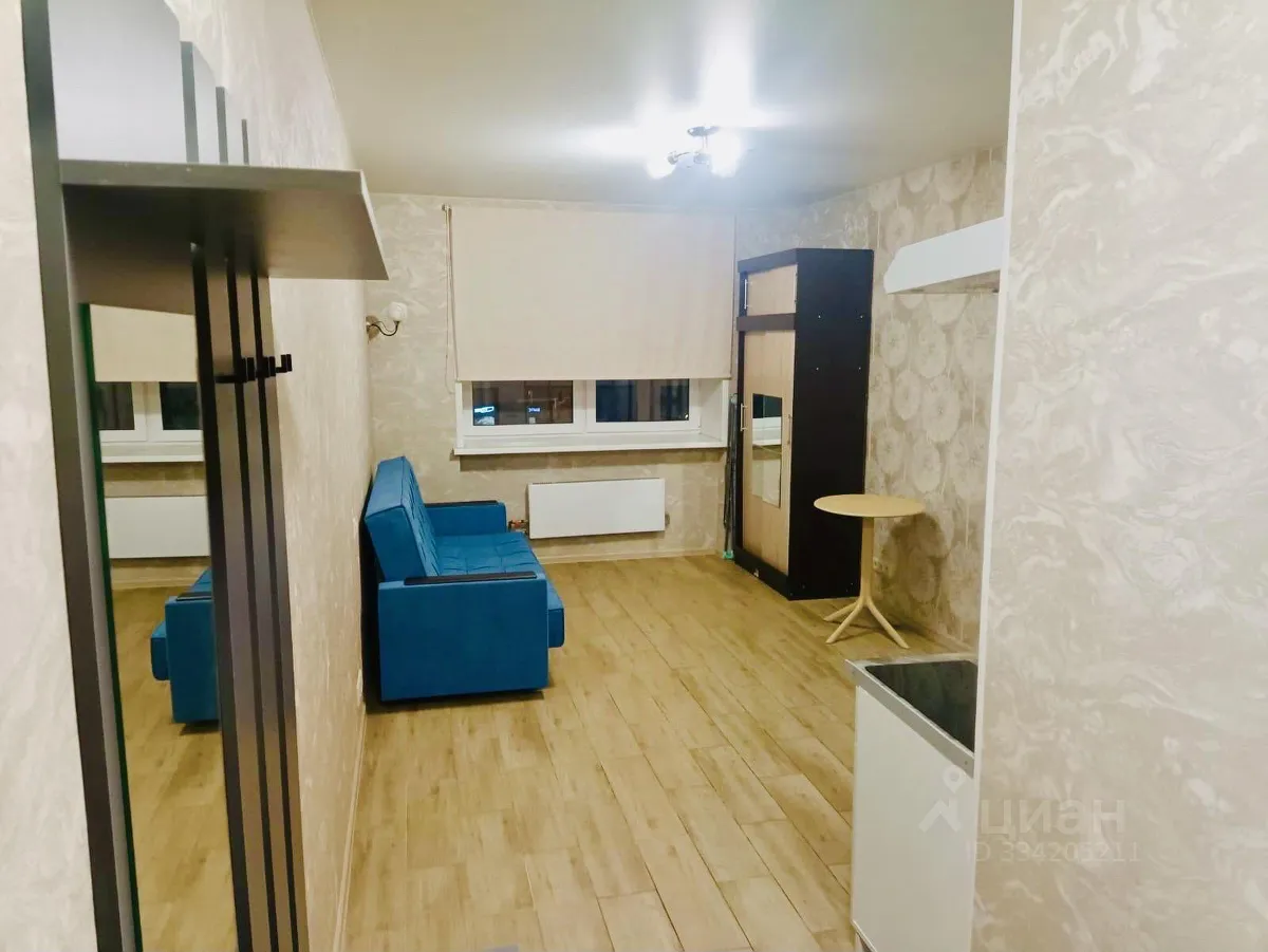 Студия, 25 м², 3/16 этаж