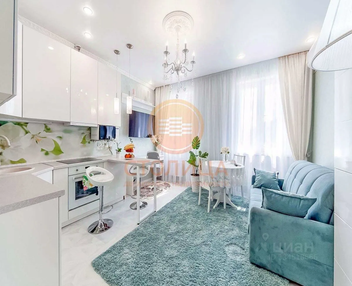1-комн. квартира, 30 м², 2/21 этаж