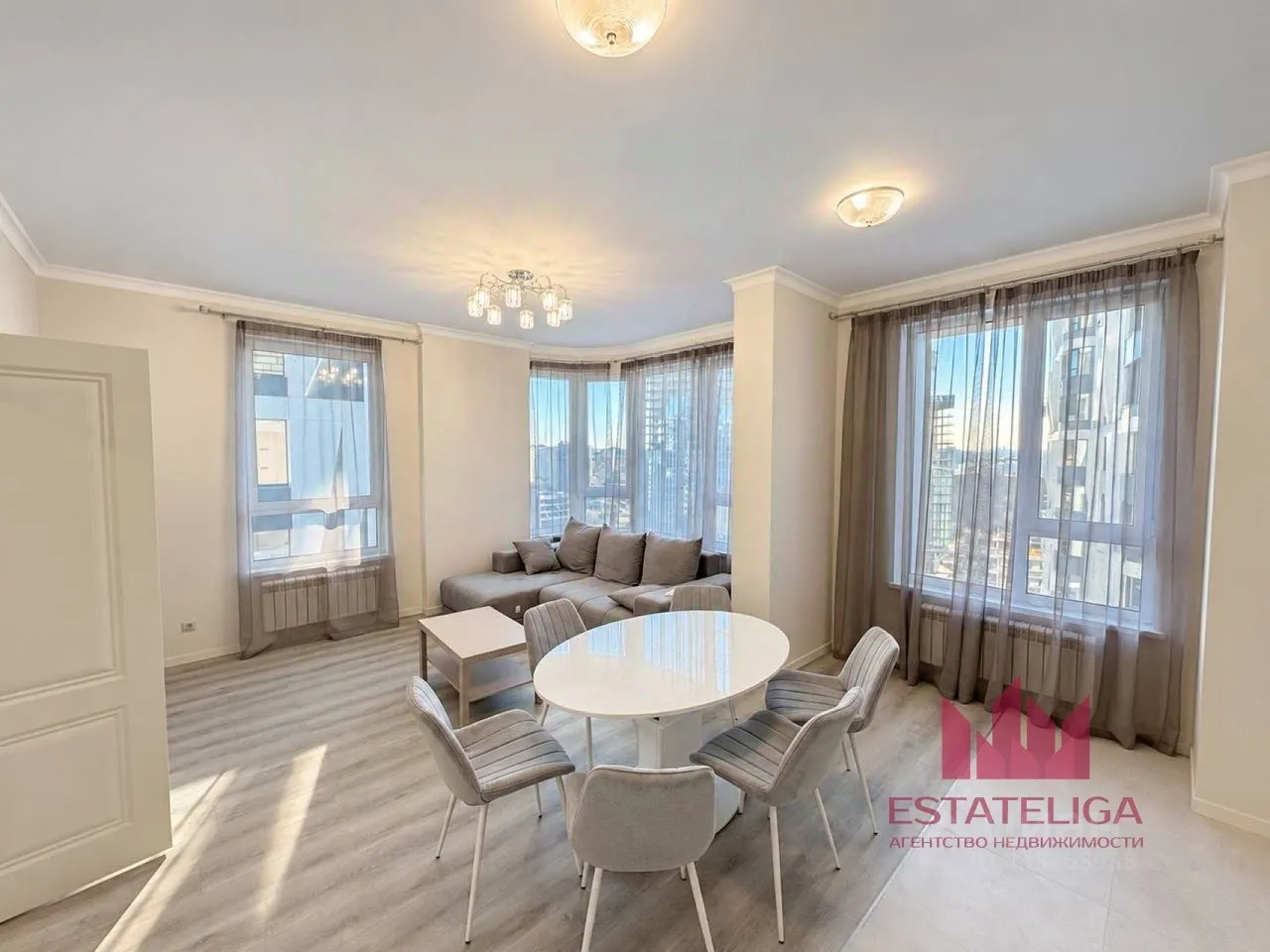3-комн. квартира, 87,4 м², 14/19 этаж
