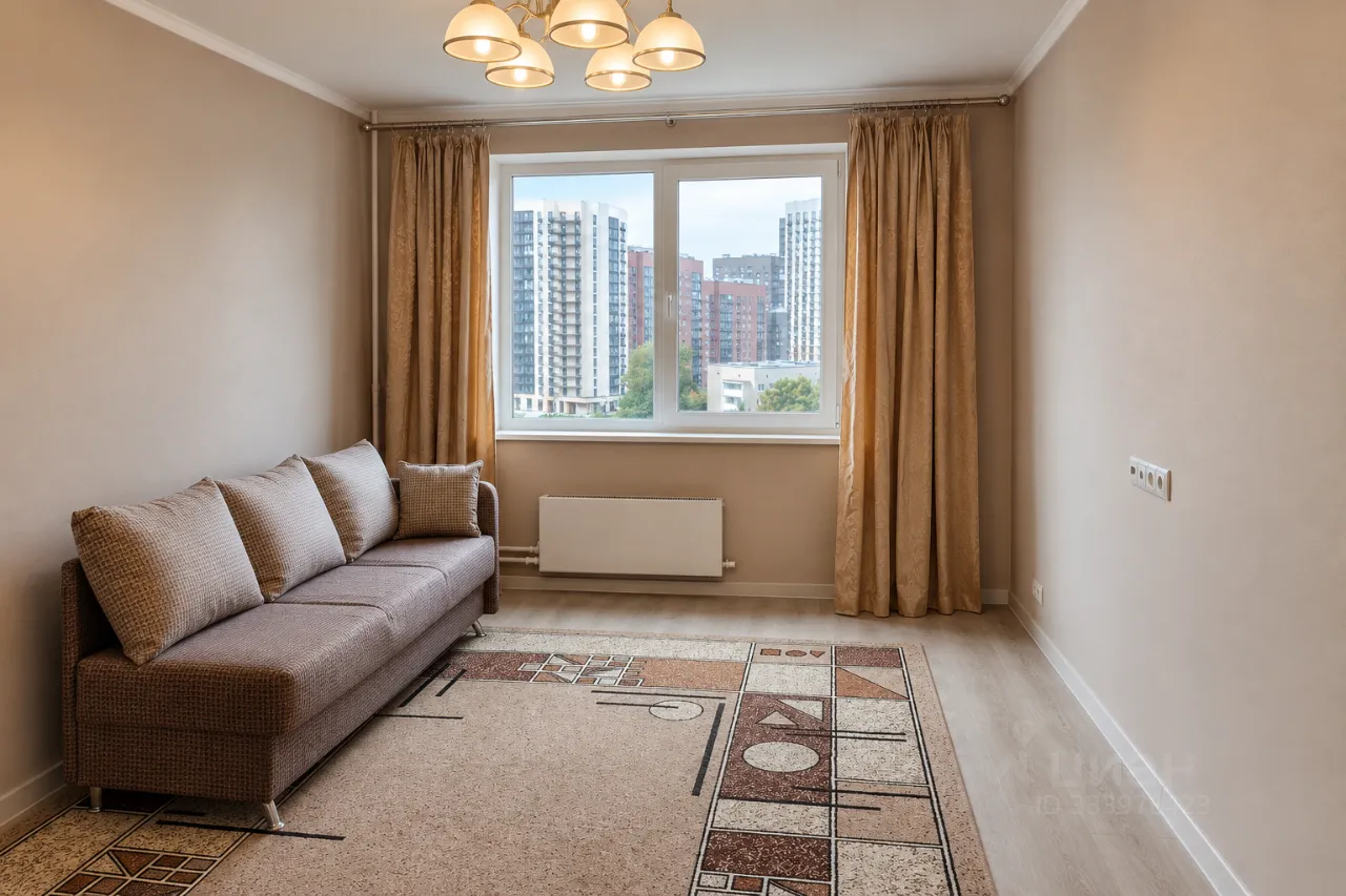 2-комн. квартира, 58 м², 11/22 этаж