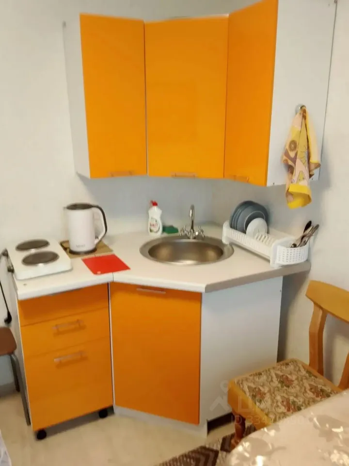 Студия, 16 м², 4/9 этаж