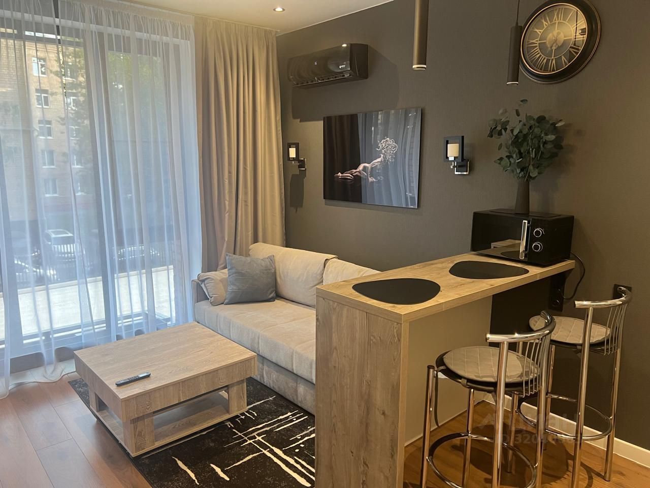 Студия, 27 м², 2/24 этаж