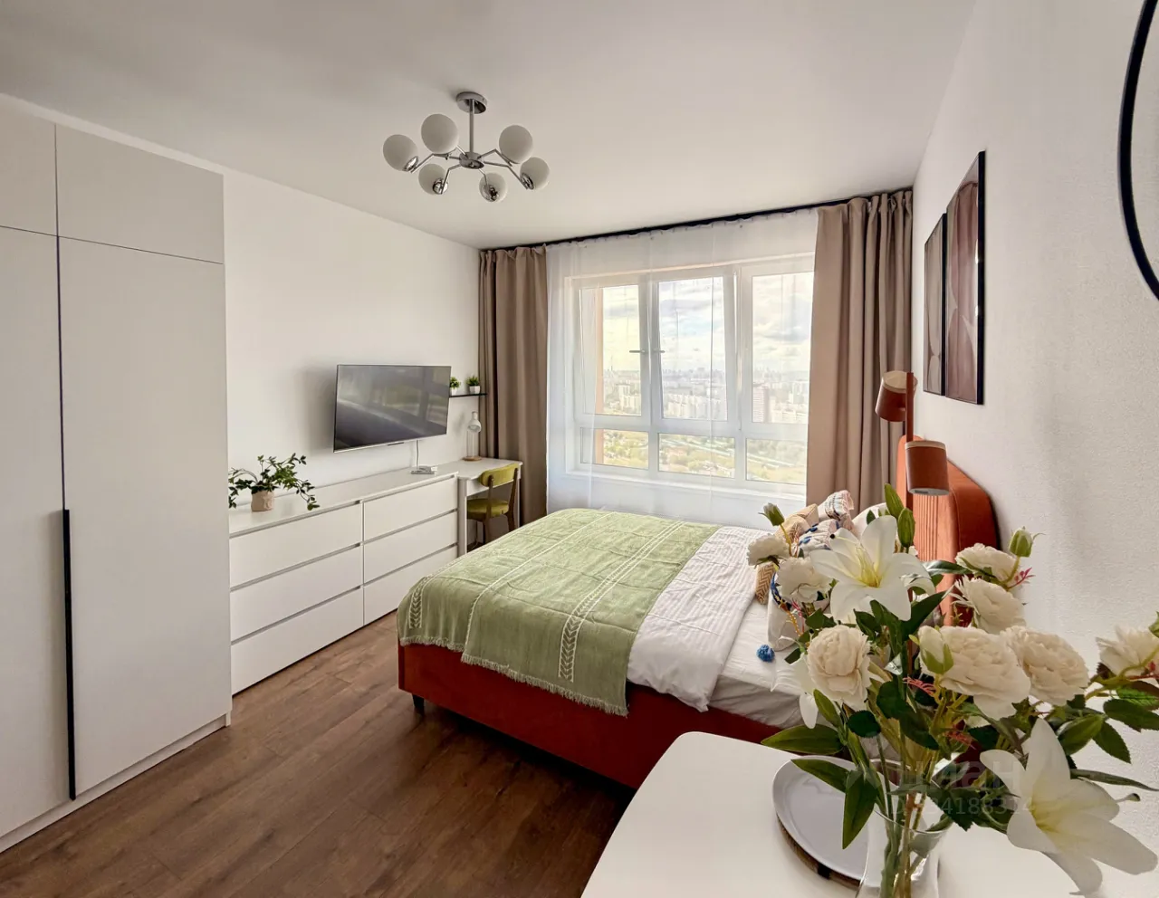Студия, 21 м², 27/33 этаж