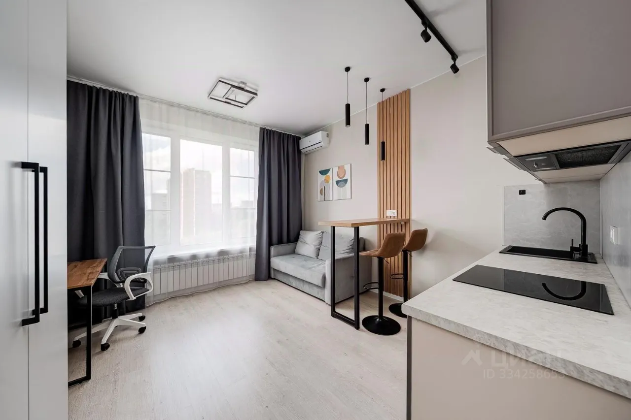 Студия, 23 м², 9/35 этаж