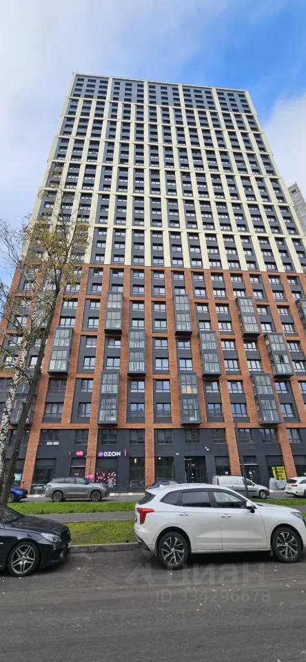 2-комн. квартира, 37 м², 12/27 этаж