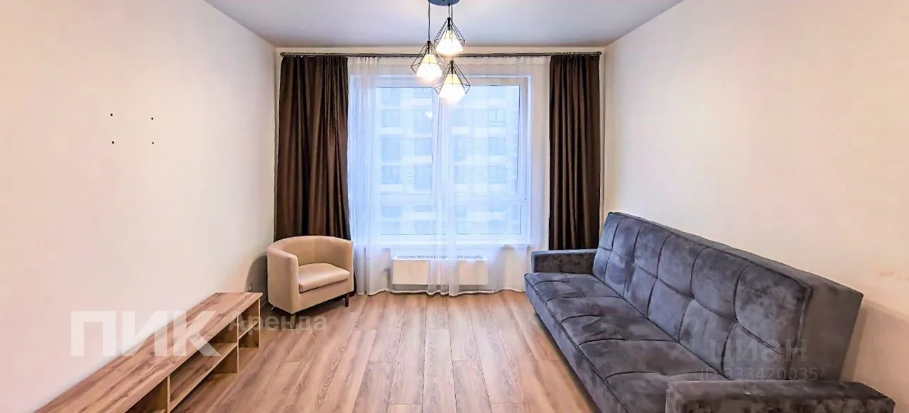 1-комн. квартира, 37,6 м², 11/25 этаж