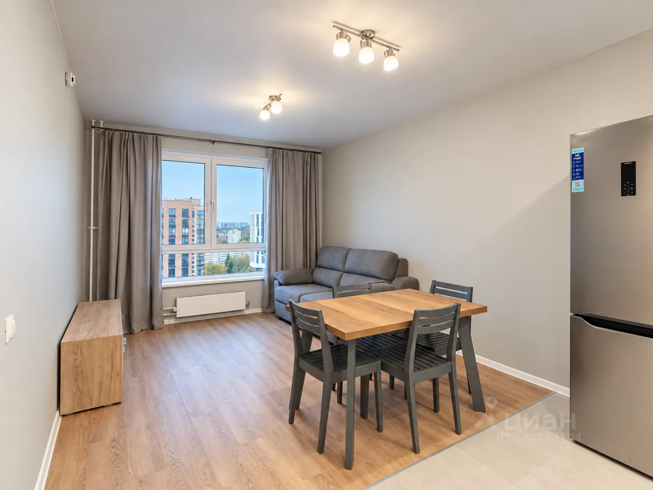 3-комн. квартира, 55 м², 24/33 этаж
