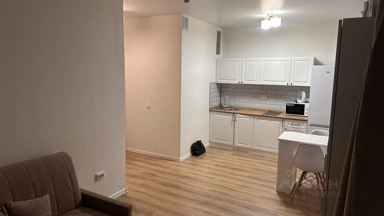 Студия, 27,1 м², 4/16 этаж