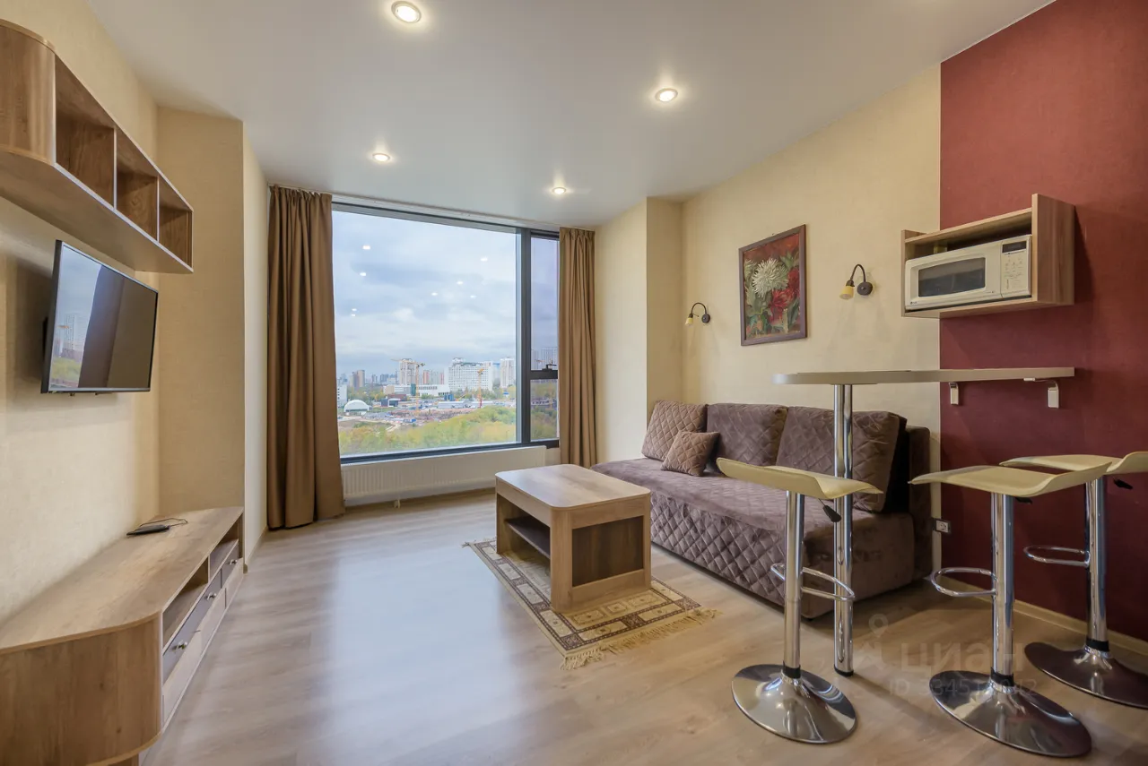 Студия, 27 м², 5/48 этаж