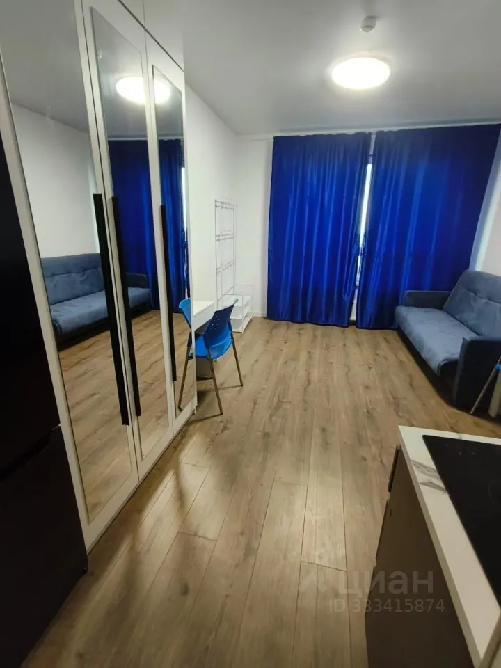 Студия, 20,04 м², 26/45 этаж