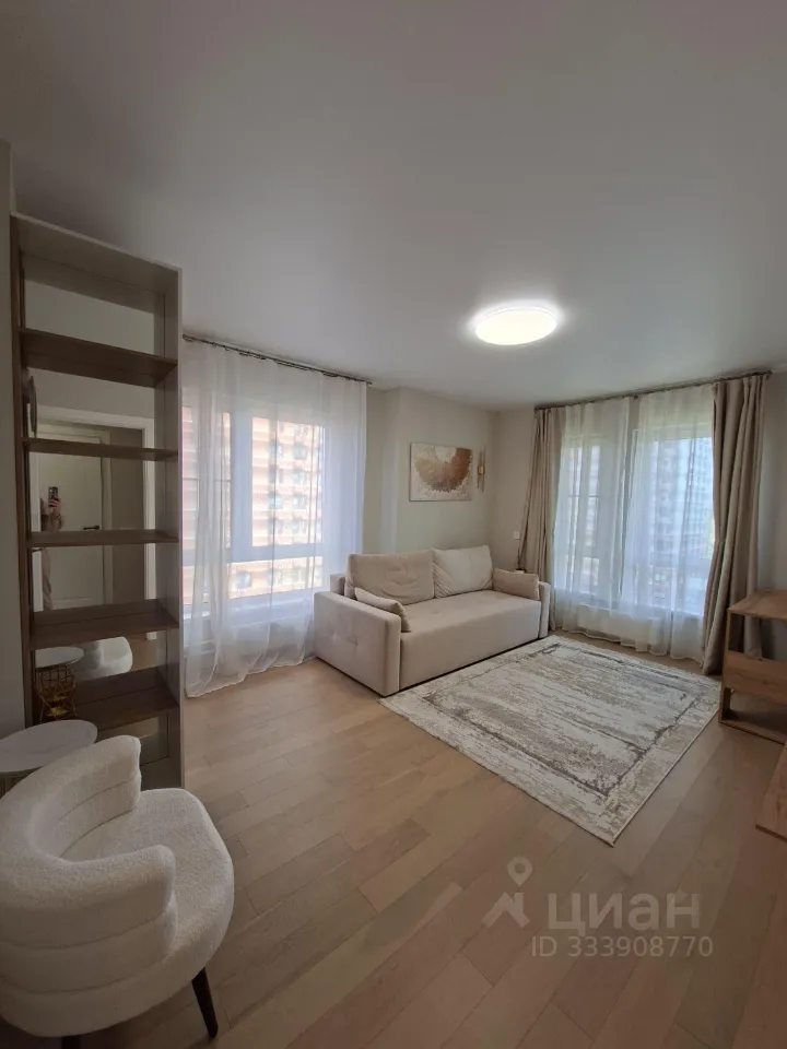 2-комн. квартира, 53,1 м², 6/33 этаж