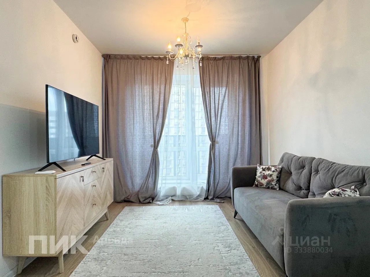 2-комн. квартира, 34,3 м², 12/17 этаж