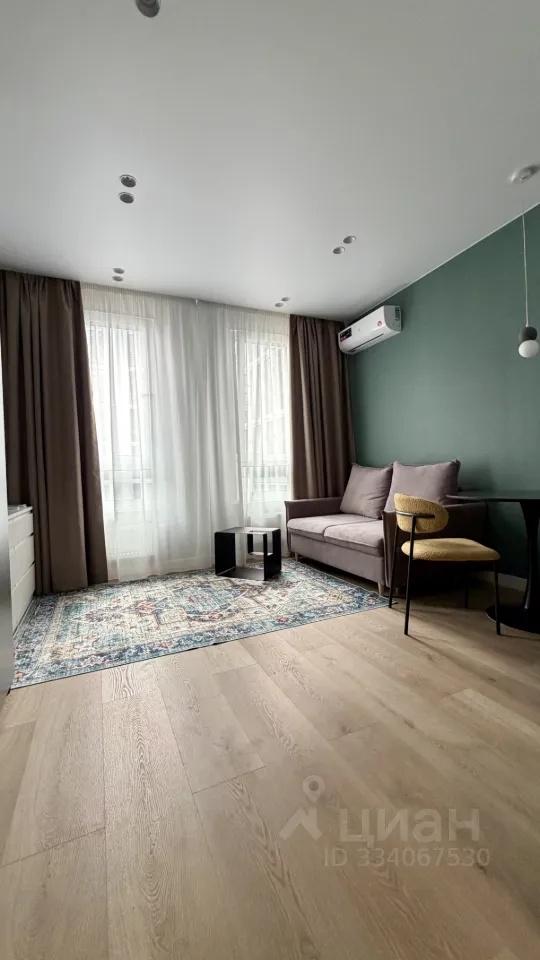 Студия, 23 м², 6/24 этаж