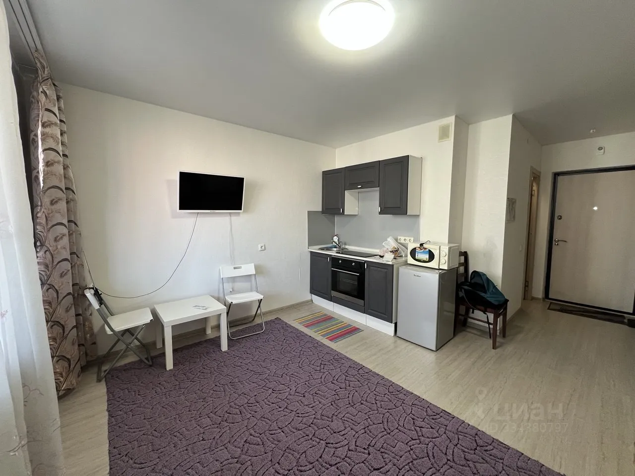 Студия, 24 м², 8/18 этаж