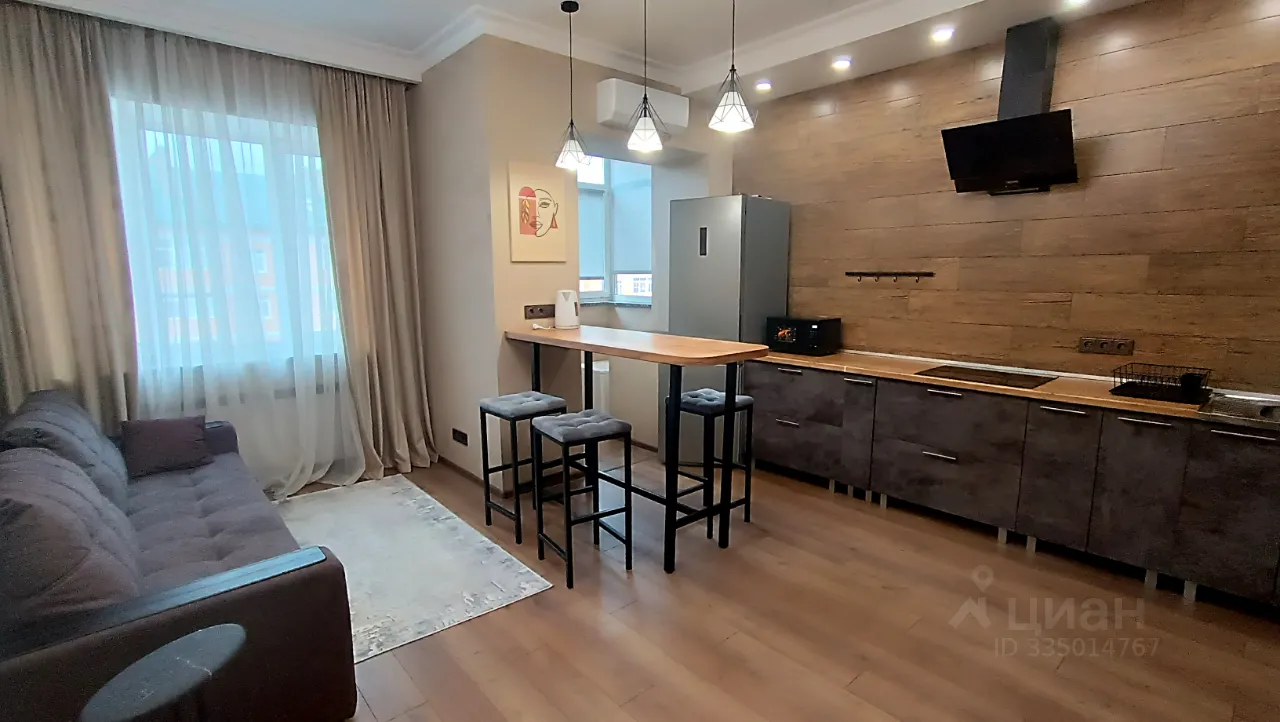 Студия, 30 м², 4/6 этаж