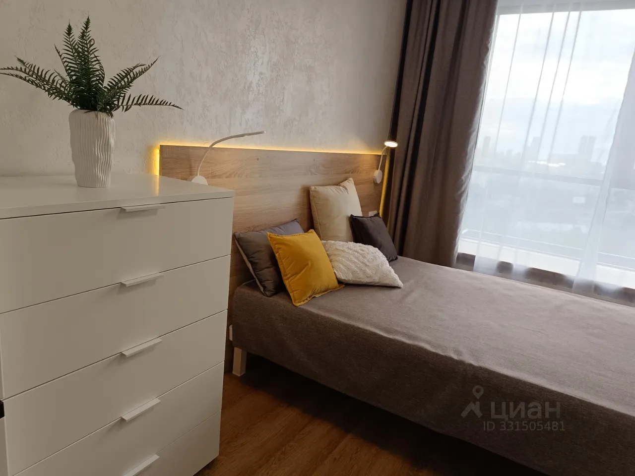 Студия, 27 м², 18/26 этаж