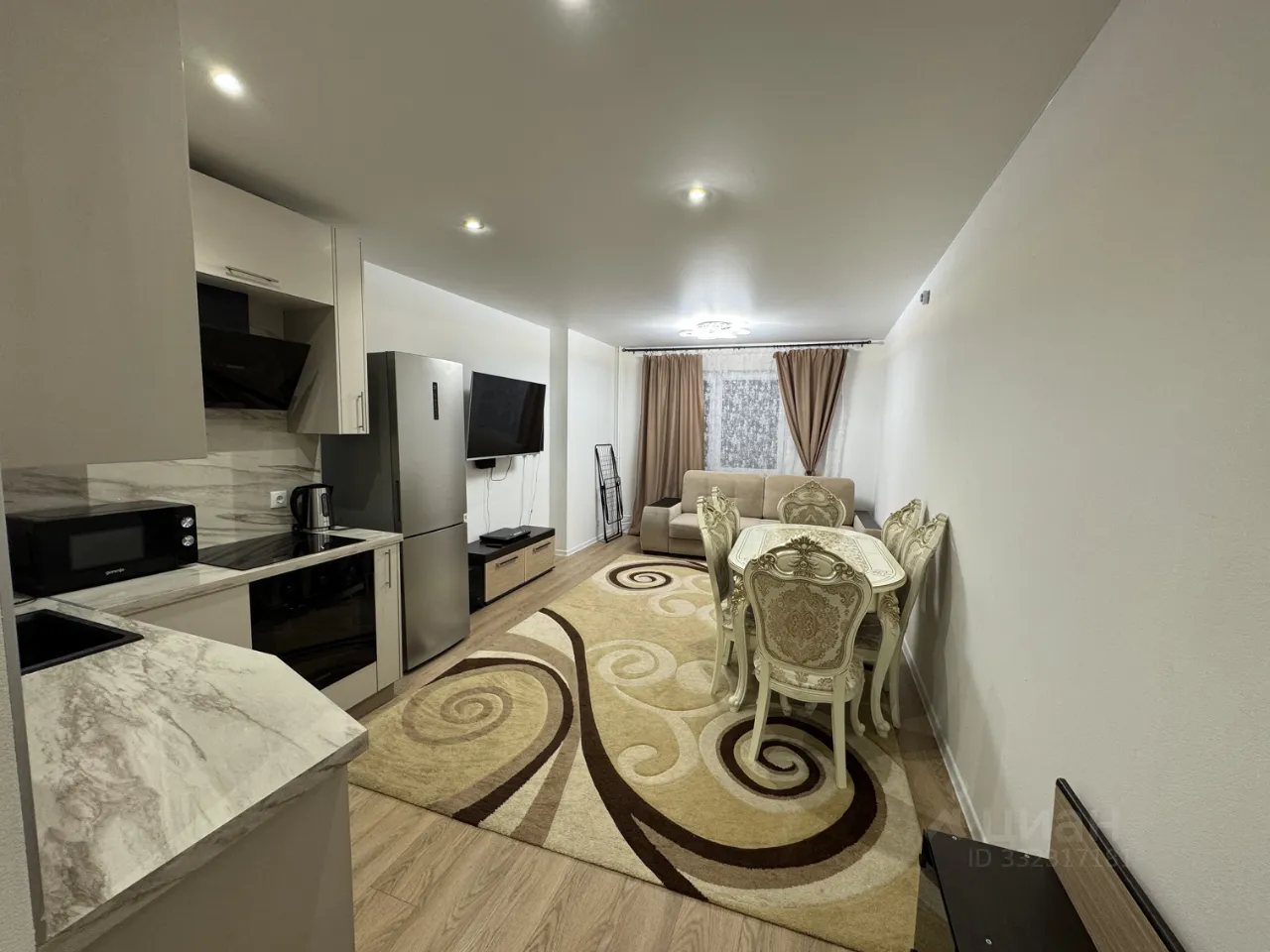 3-комн. квартира, 65 м², 16/33 этаж