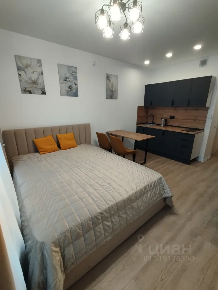 Студия, 19,7 м², 20/33 этаж