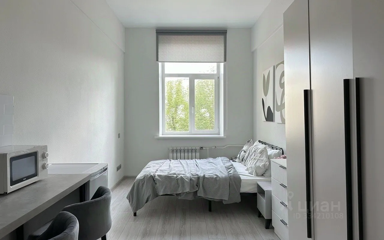 Студия, 20 м², 3/5 этаж