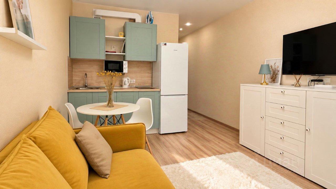 Студия, 24 м², 8/31 этаж
