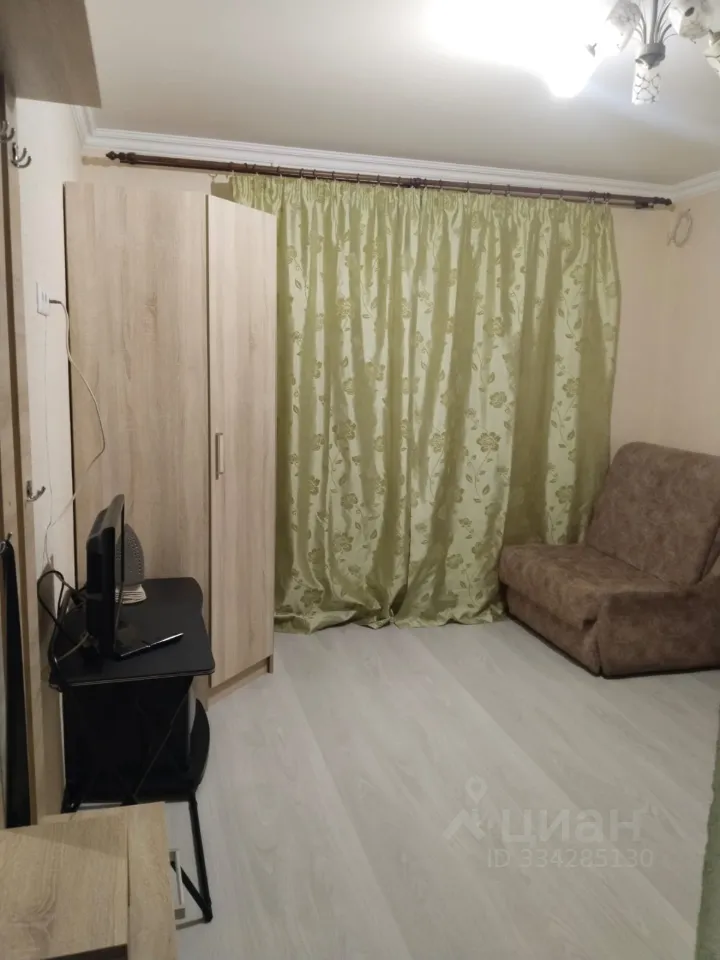Студия, 17 м², 1/17 этаж