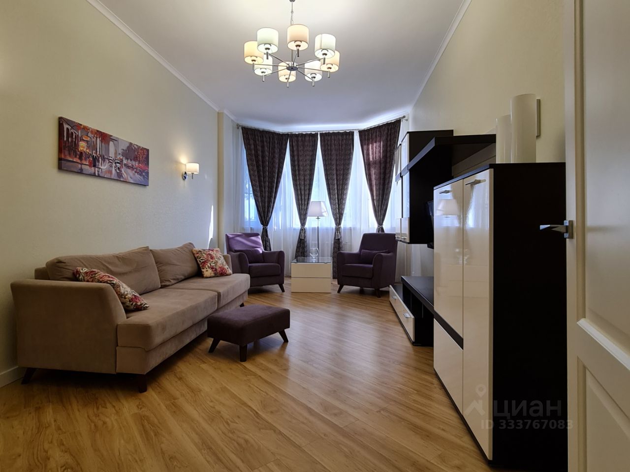 3-комн. квартира, 69 м², 7/17 этаж