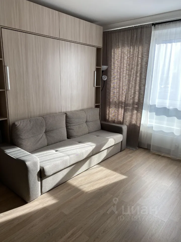 Студия, 22,8 м², 2/15 этаж