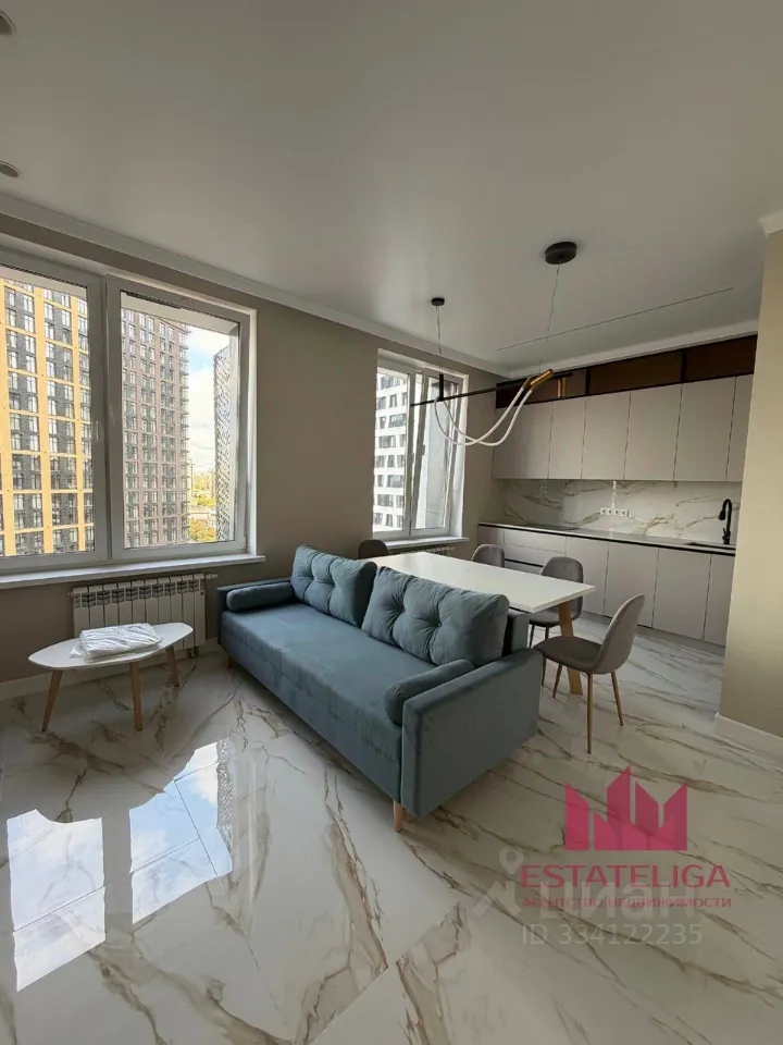 2-комн. квартира, 69,5 м², 12/27 этаж