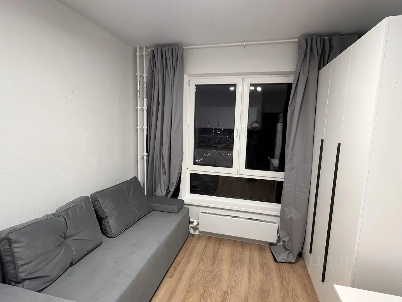 Студия, 18 м², 20/23 этаж