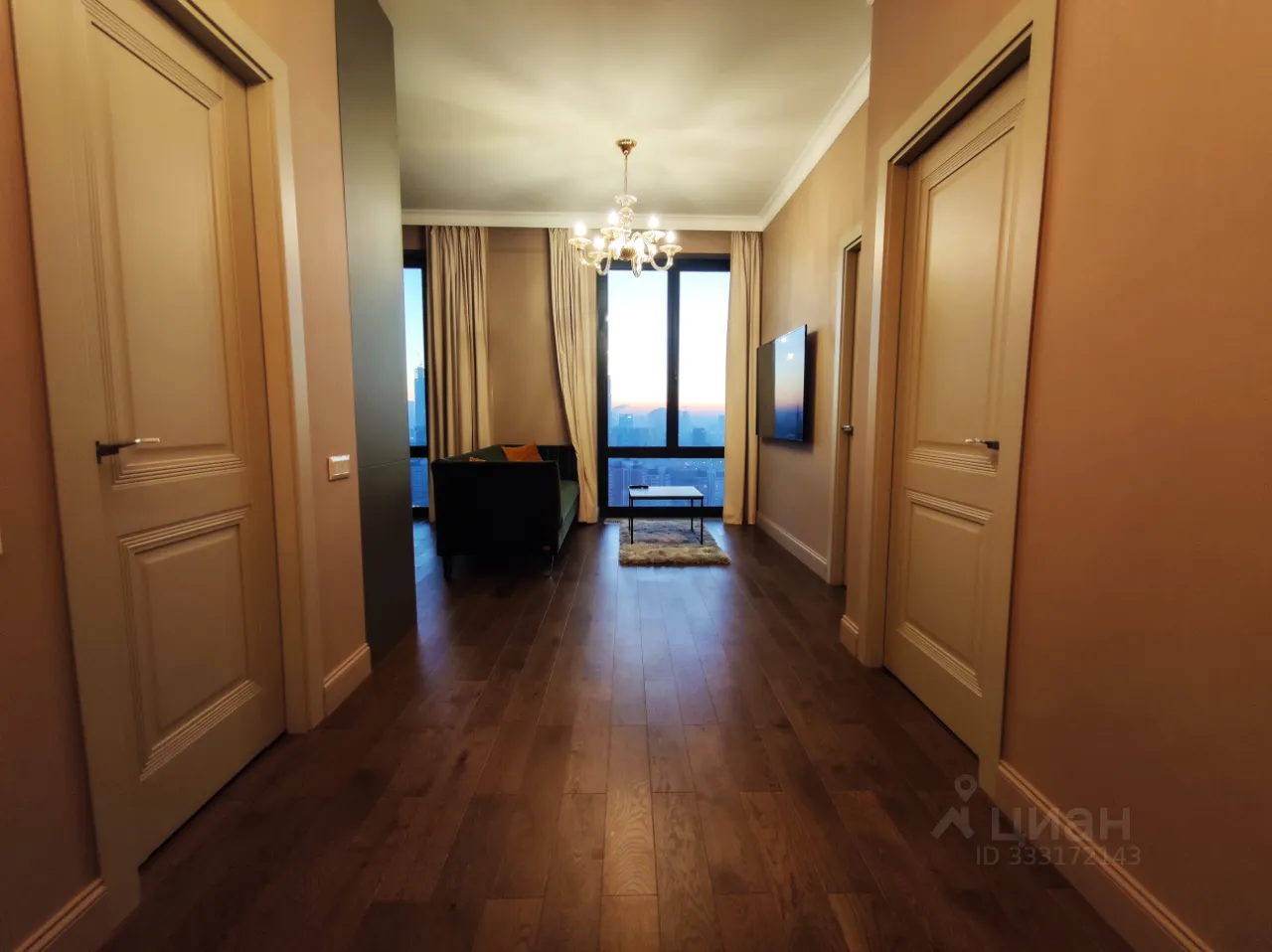 2-комн. квартира, 66 м², 27/44 этаж