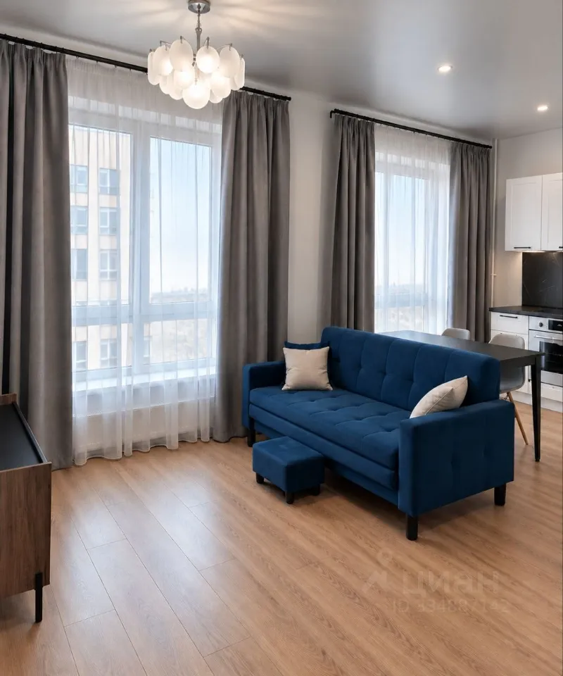 1-комн. квартира, 34 м², 32/38 этаж