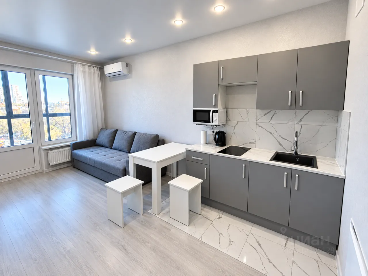 Студия, 24,4 м², 7/22 этаж