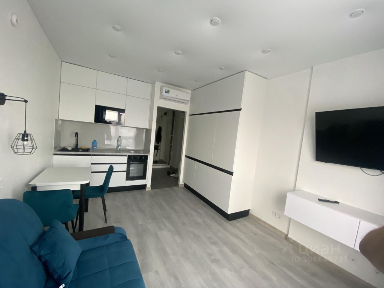 Студия, 22 м², 31/32 этаж