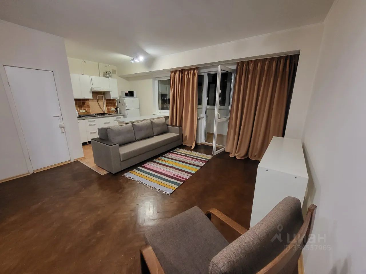 Студия, 34 м², 15/16 этаж